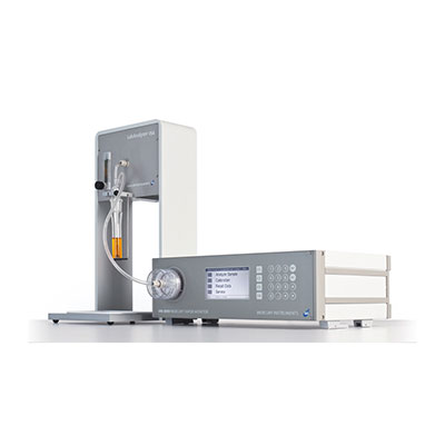 ENVEA's LabAnalyzer 254 mercury monitoring system, designed for precise and reliable laboratory measurements of mercury concentrations. The compact and advanced design features intuitive controls and high-performance capabilities, ideal for environmental and industrial applications requiring accurate mercury analysis.